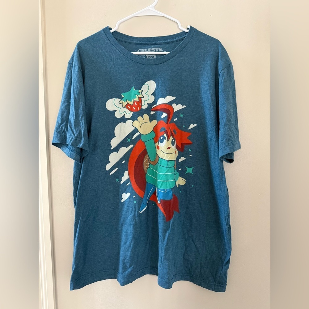 Celeste Men’s Blue Graphic T-Shirt- Size 2X